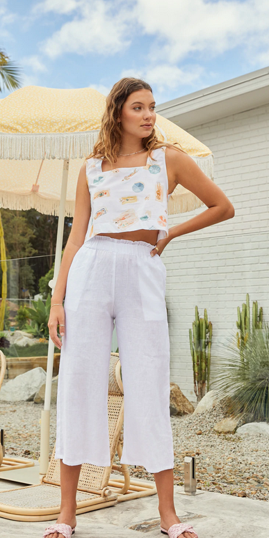 Nat Crop Top - Cotton