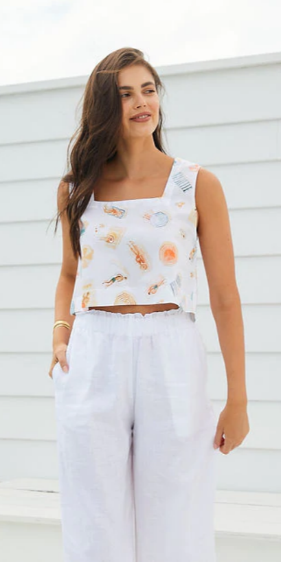 Nat Crop Top - Cotton