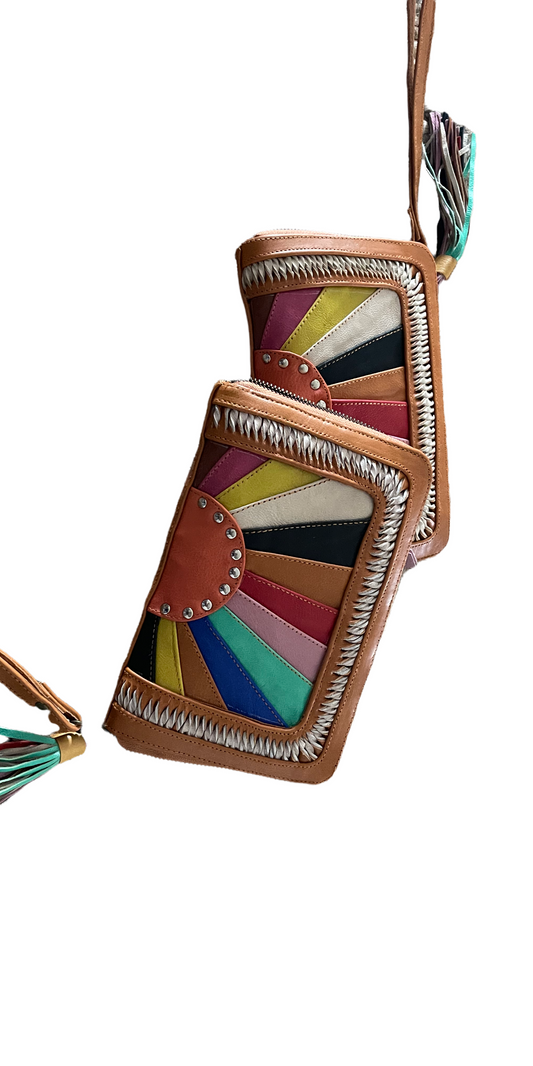 Penny Leigh & Co - Multi Coloured Leather Wallet