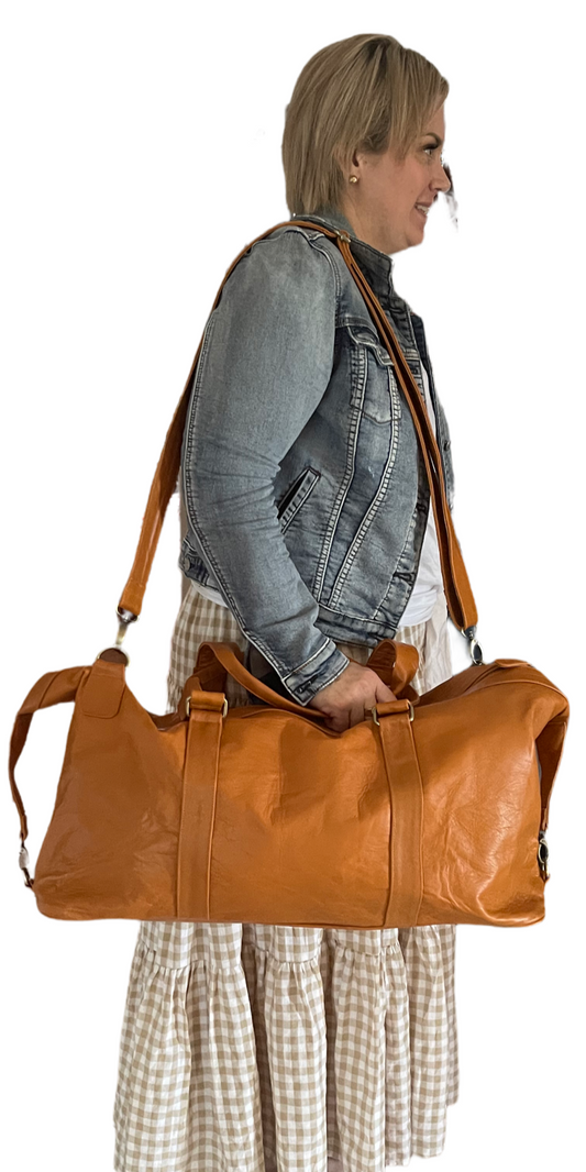 Penny Leigh & Co - Overnight Bag - Tan